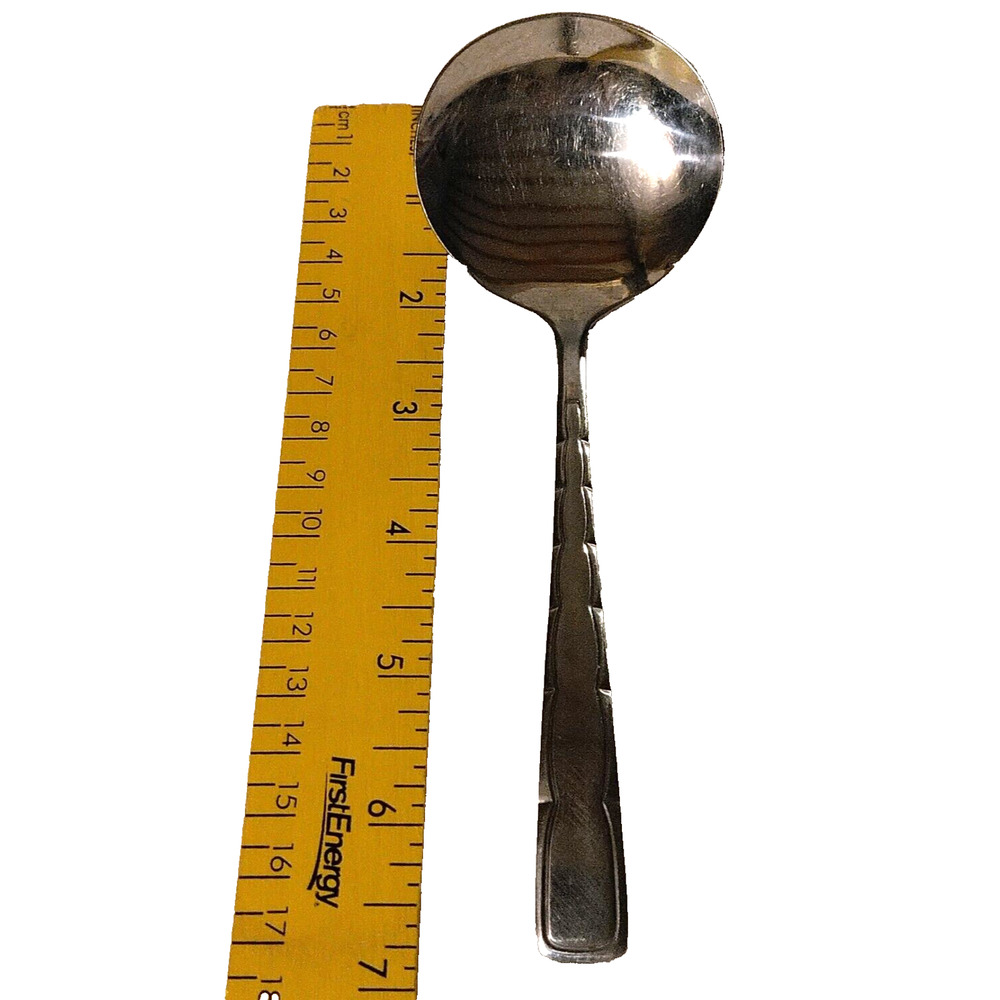 Vintage Rogers Stainless Steel 7" Gravy Soup Ladle Korea Serverware Collectible